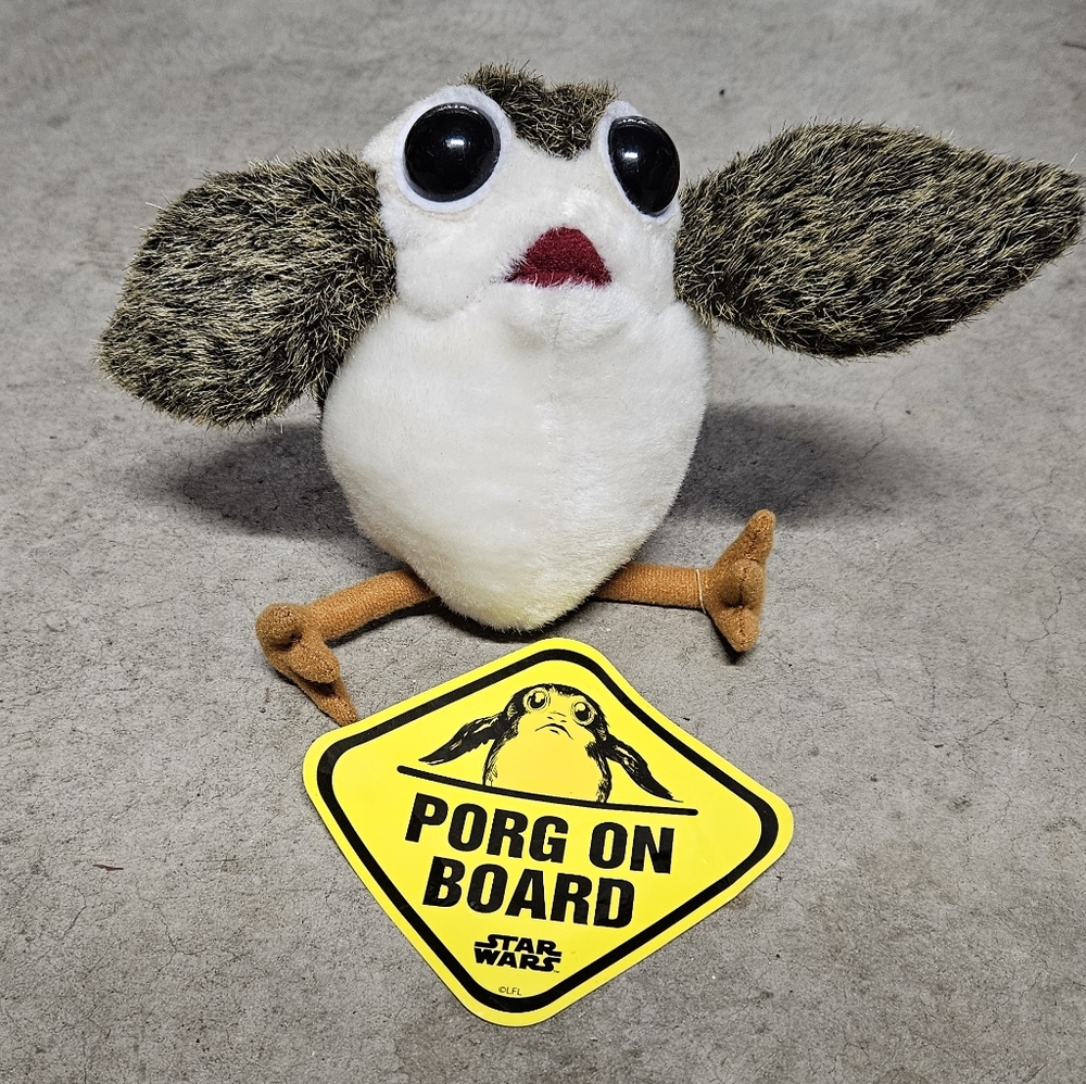 Porg on board